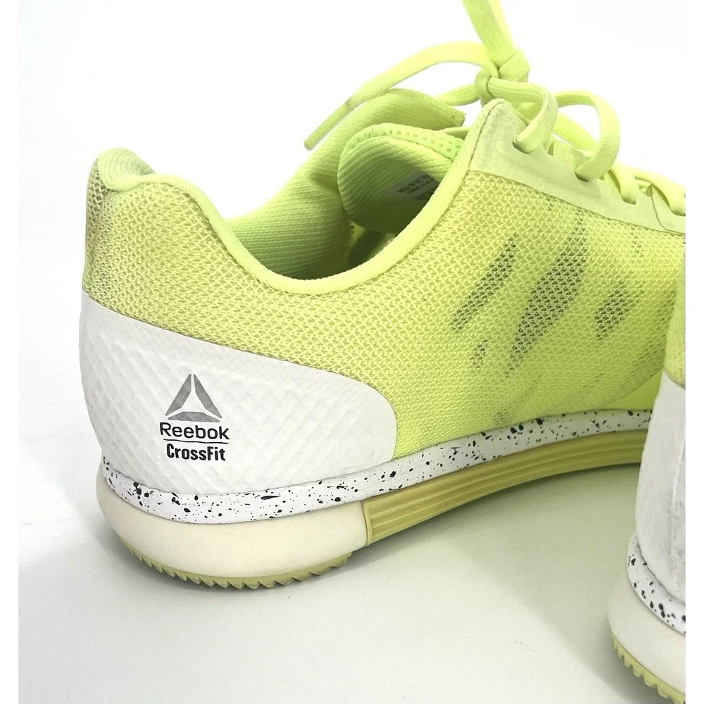Reebok Crossfit Speed TR 2.0 Womens 9 Yellow Workout Shoes Speed Training BS8102